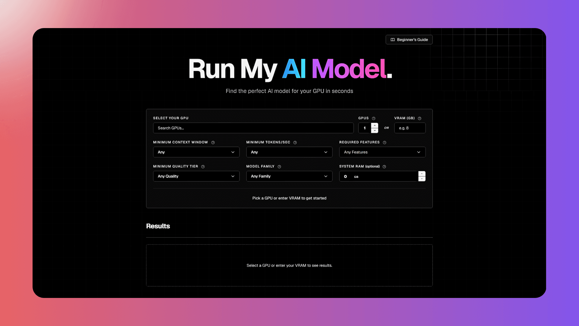 Run My AI Model